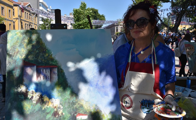 Trabzon tarihi sanatçıların da ilgi odağı oldu 13