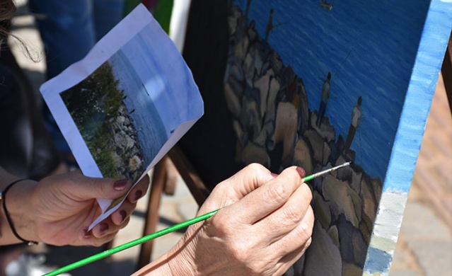 Trabzon tarihi sanatçıların da ilgi odağı oldu 12