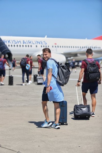 Trabzonspor Slovenya'da. Foto Haber 10