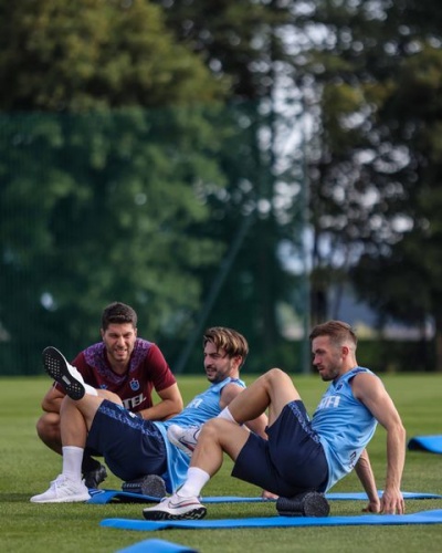 Trabzonspor'dan kampta ilk antrenman. Foto Haber 11