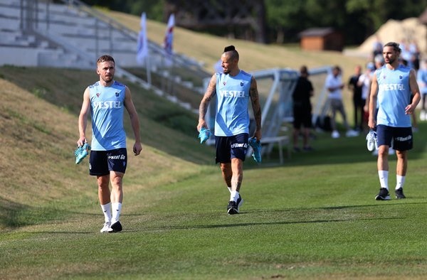 Trabzonspor'dan kampta ilk antrenman. Foto Haber 37