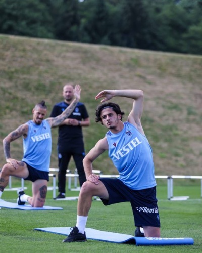 Trabzonspor'dan kampta ilk antrenman. Foto Haber 7