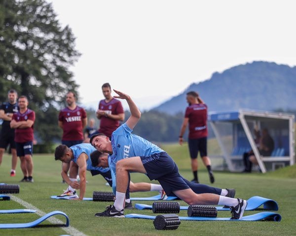 Trabzonspor'dan kampta ilk antrenman. Foto Haber 8