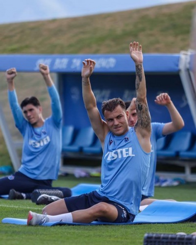 Trabzonspor'dan kampta ilk antrenman. Foto Haber 9