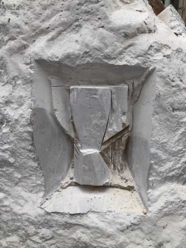 Trabzon'da mermer ustalarından 13 tonluk şampiyonluk anıtı. Foto Haber 26