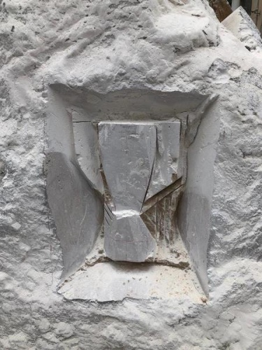 Trabzon'da mermer ustalarından 13 tonluk şampiyonluk anıtı. Foto Haber 32