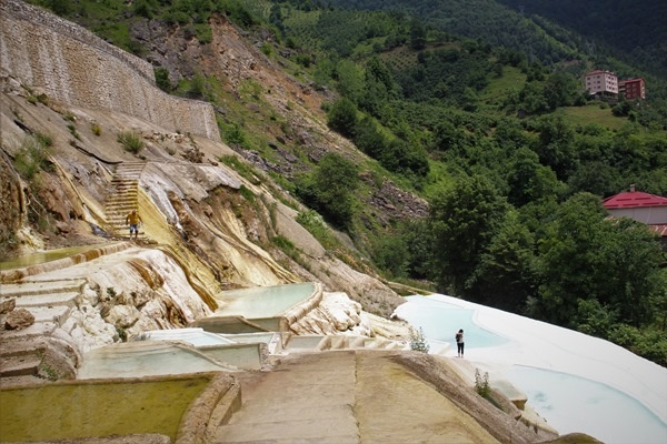Giresun’un Pamukkalesi Göksu Travertenleri. Foto Galeri 6