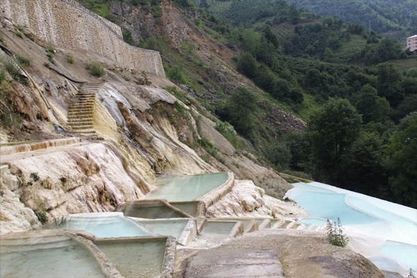Giresun’un Pamukkalesi Göksu Travertenleri. Foto Galeri 3