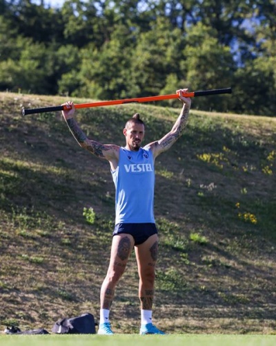 Trabzonspor'da Slovenya kampında sezon hazırlıklar sürüyor. 8 Temmuz 2022-Foto Haber 48