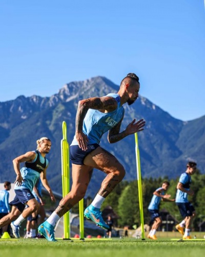 Trabzonspor'da Slovenya kampında sezon hazırlıklar sürüyor. 8 Temmuz 2022-Foto Haber 24
