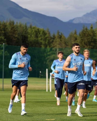 Trabzonspor Slovenya'da çift antremanla günü tamamladı. 11 Temmuz 2022 21