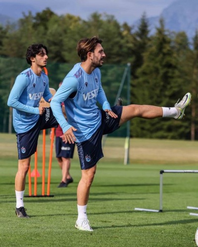 Trabzonspor Slovenya'da çift antremanla günü tamamladı. 11 Temmuz 2022 10