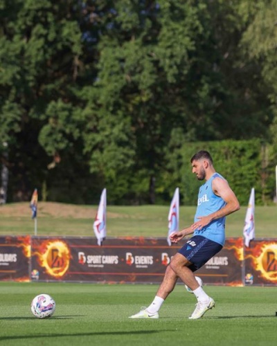 Trabzonspor Slovenya'da çift antremanla günü tamamladı. 11 Temmuz 2022 24
