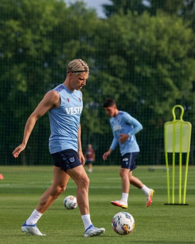 Trabzonspor Slovenya'da çift antremanla günü tamamladı. 11 Temmuz 2022 30