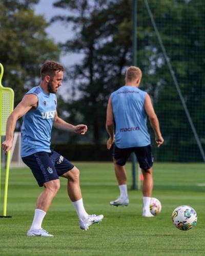 Trabzonspor Slovenya'da çift antremanla günü tamamladı. 11 Temmuz 2022 40