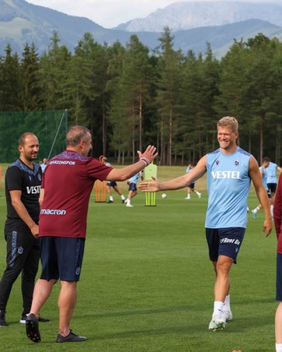 Trabzonspor Slovenya'da çift antremanla günü tamamladı. 11 Temmuz 2022 45