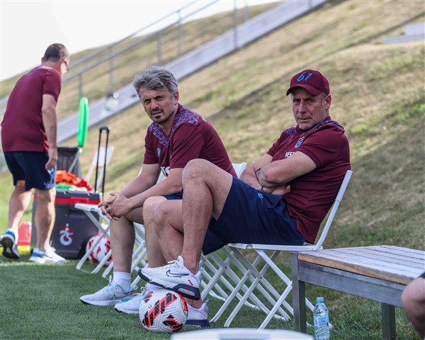 Trabzonspor'un ilk hazırlık maçından kareler. Foto Haber 1