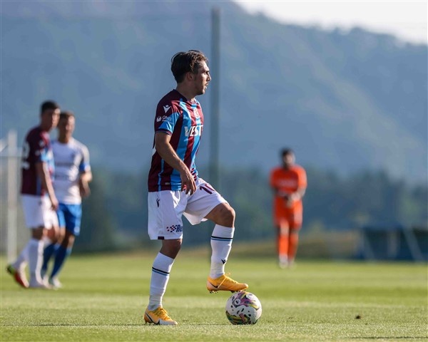 Trabzonspor'un ilk hazırlık maçından kareler. Foto Haber 3