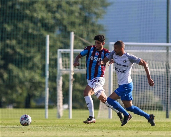 Trabzonspor'un ilk hazırlık maçından kareler. Foto Haber 9