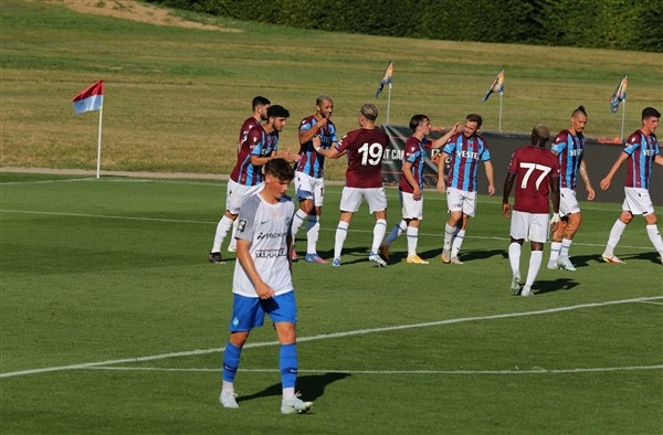 Trabzonspor'un ilk hazırlık maçından kareler. Foto Haber 19