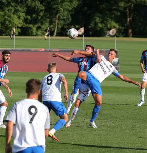Trabzonspor'un ilk hazırlık maçından kareler. Foto Haber 23