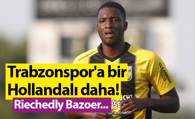 Trabzonspor'a bir Hollandalı daha! Riechedly Bazoer...Video Haber 1