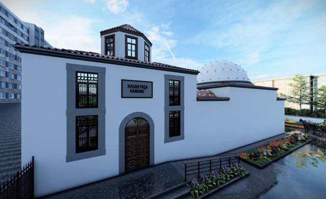 Tarihi Hasanpaşa Hamamı kültür ve sanat hayatına canlılık katacak. Foto Haber 5