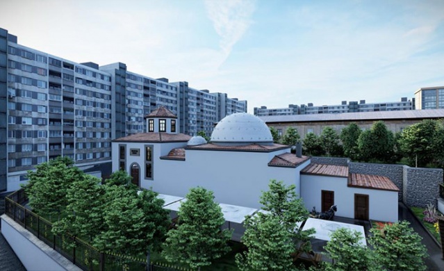 Tarihi Hasanpaşa Hamamı kültür ve sanat hayatına canlılık katacak. Foto Haber 4