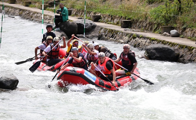 Rize'de ülkeler arası rafting yarışması yapıldı. Foto Haber 1