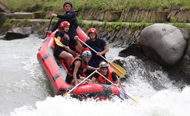 Rize'de ülkeler arası rafting yarışması yapıldı. Foto Haber 12