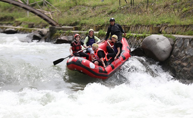 Rize'de ülkeler arası rafting yarışması yapıldı. Foto Haber 7
