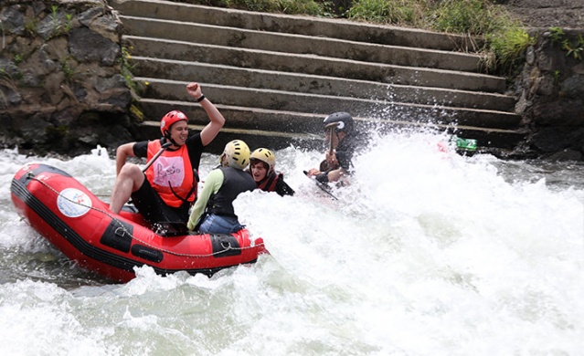 Rize'de ülkeler arası rafting yarışması yapıldı. Foto Haber 13
