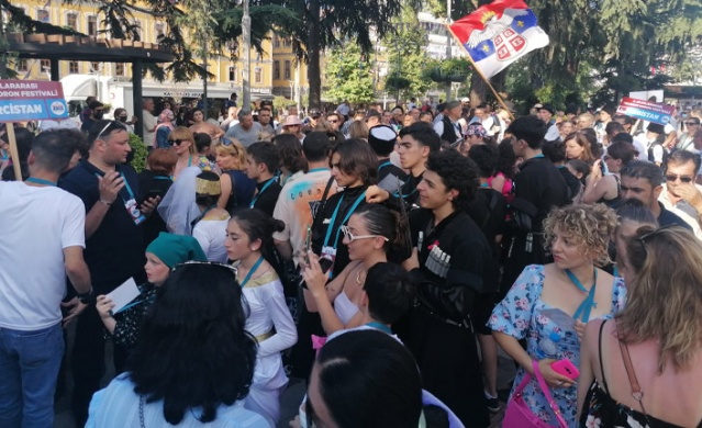 Trabzon'da horon festivali renkli görüntülerle başladı. 15 Eylül 2022 9