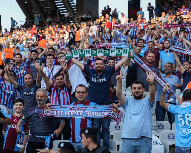 Trabzonspor - Sivasspor maçından kareler. Foto Haber 24
