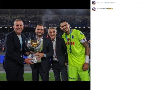 Trabzonspor ve futbolculardan Süper Kupa Paylaşımları. Foto Galeri 9