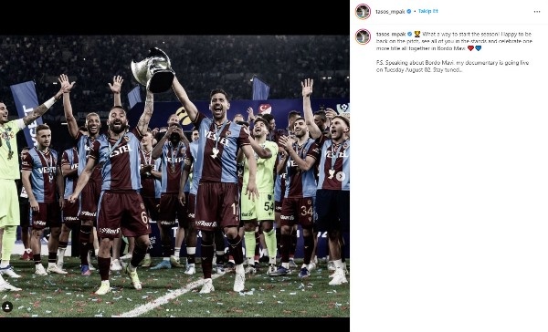 Trabzonspor ve futbolculardan Süper Kupa Paylaşımları. Foto Galeri 4