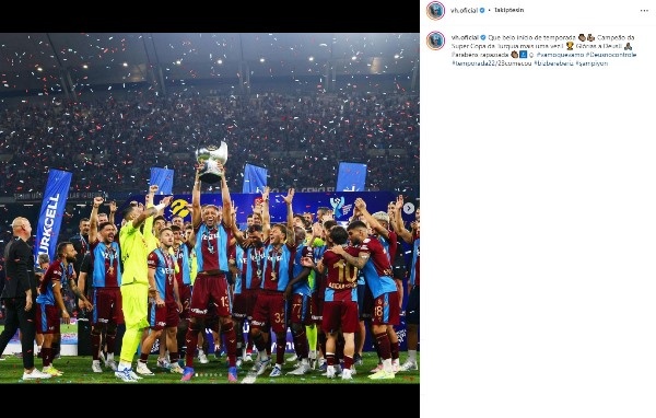Trabzonspor ve futbolculardan Süper Kupa Paylaşımları. Foto Galeri 19