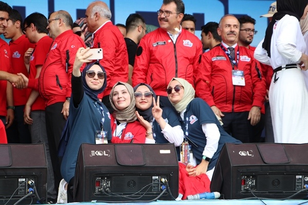 TEKNOFEST KARADENİZ Trabzon'da ödül töreni düzenlendi. Foto Haber 9