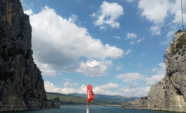 Şahinkaya Kanyonu'na ziyaretçi akını. Foto Haber 3