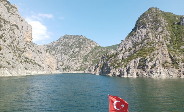 Şahinkaya Kanyonu'na ziyaretçi akını. Foto Haber 7