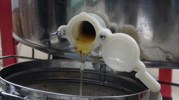 Anzer Balı'nda bal sağımı gerçekleştirildi. Foto Haber 2