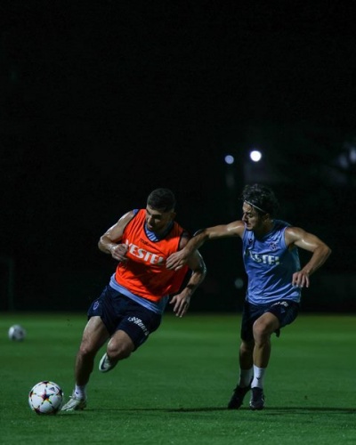 Trabzonspor Kopenhag maçı hazırlıklarına başladı! Bardhi ilk antrenmanında. Foto Galeri 28
