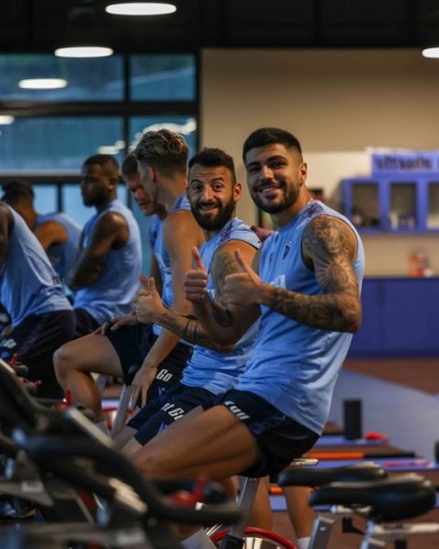 Trabzonspor Kopenhag maçı hazırlıklarına başladı! Bardhi ilk antrenmanında. Foto Galeri 35