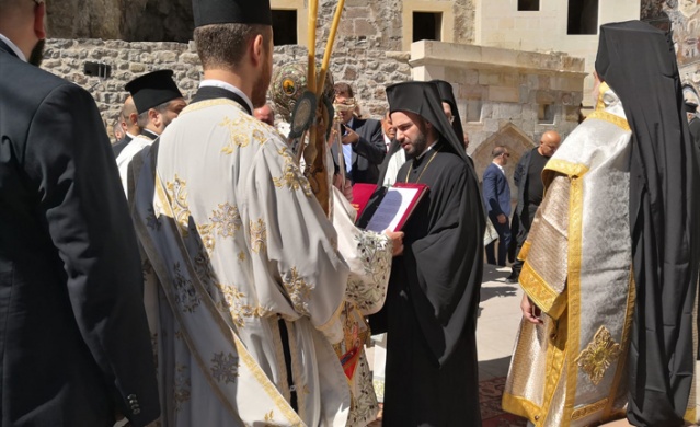 Bartholomeos Sümela Manastırı'nda düzenlenecek ayin için Trabzon'a geldi. Foto Haber 9