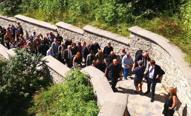 Bartholomeos Sümela Manastırı'nda düzenlenecek ayin için Trabzon'a geldi. Foto Haber 2