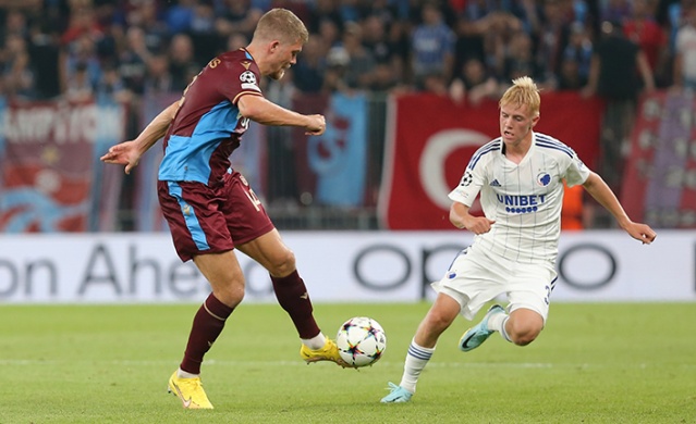 Kopenhag - Trabzonspor maçından kareler. Foto Galeri 24