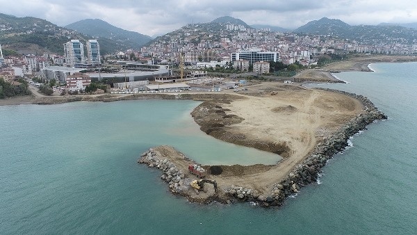 Akçaabat’ta spor lisesi inşaatı hızla yükseliyor. Foto Galeri 6