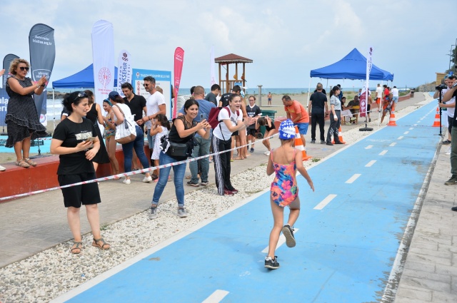 Trabzon'da triatlon rüzgarı. Foto Galeri 16