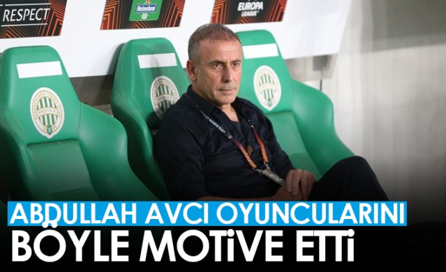 Trabzonspor'da Avcı, oyuncuları böyle motive etti. Foto Haber 1