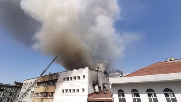 Rize'de korkutan yangın! Dumanlar yükseldi. Foto Galeri 6